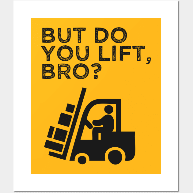 Forklift Operator Heavy Machinery Wall Art by OakIslandMystery